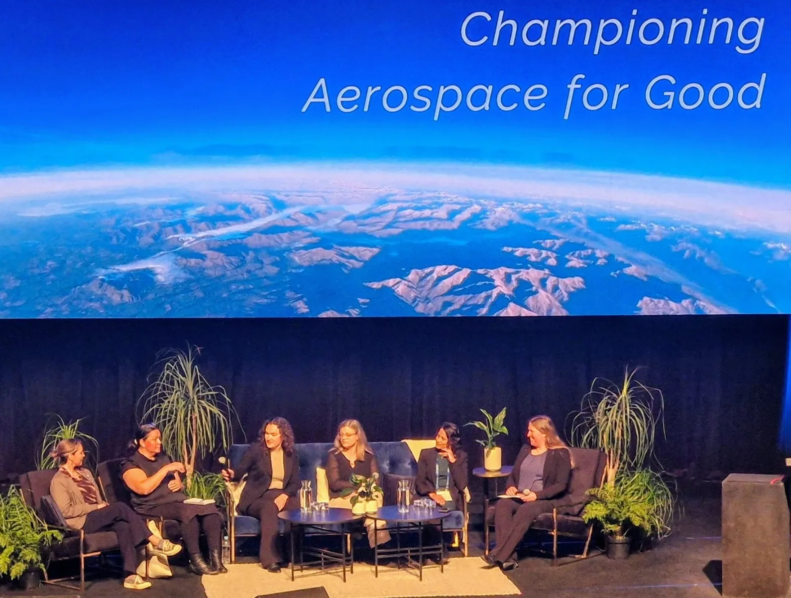 Panel discussion at the aerospace summit