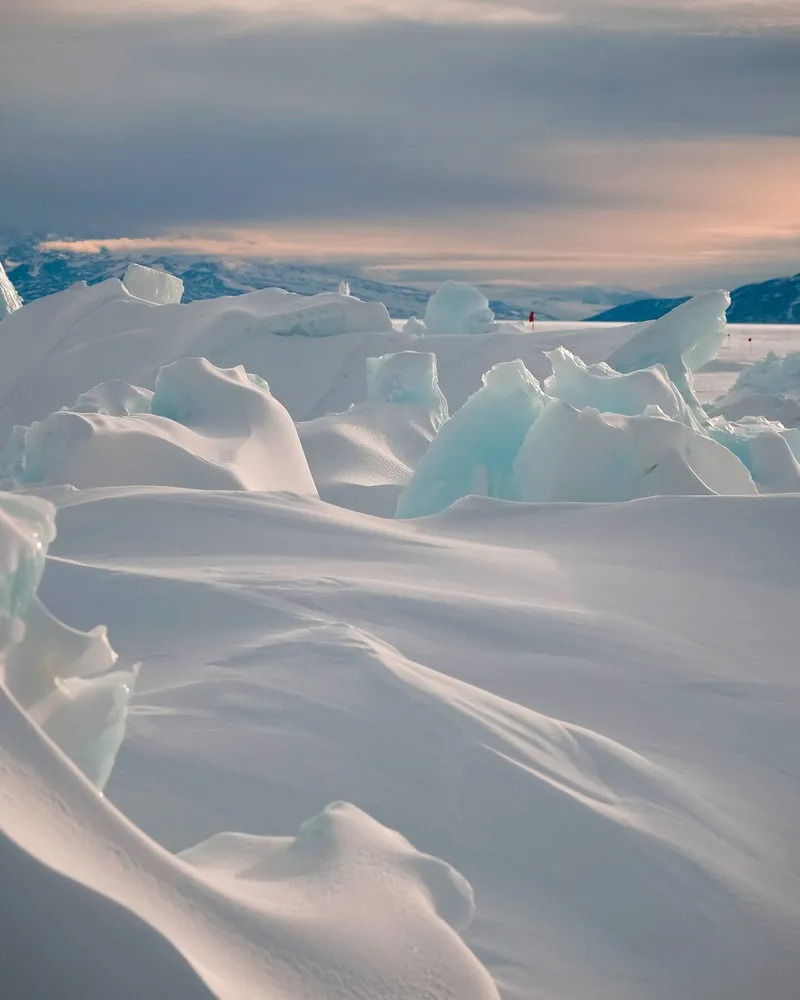 Antarctic Ridges Landscape
